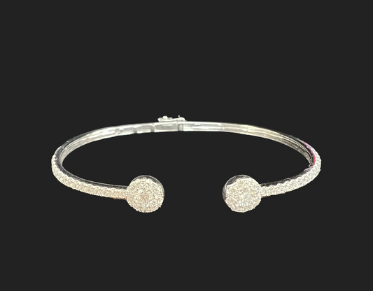 Slip-On Diamond Bracelet