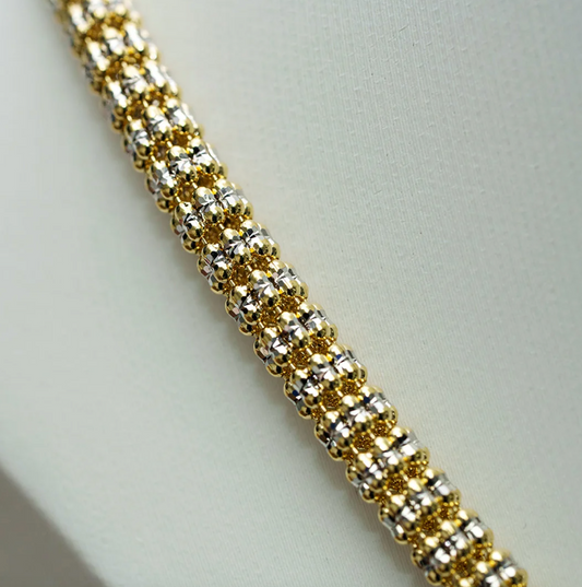 Solid Gold Ice Bracelet