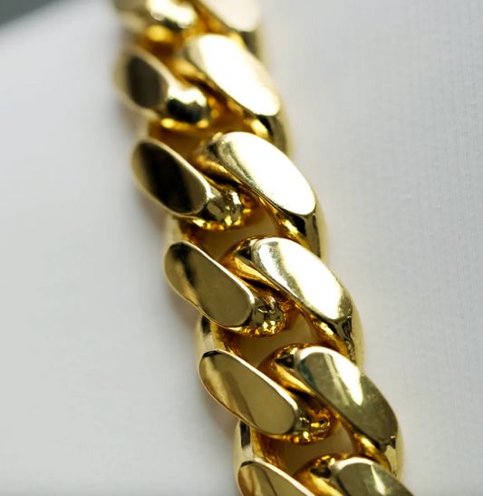 Solid Miami Cuban Bracelet