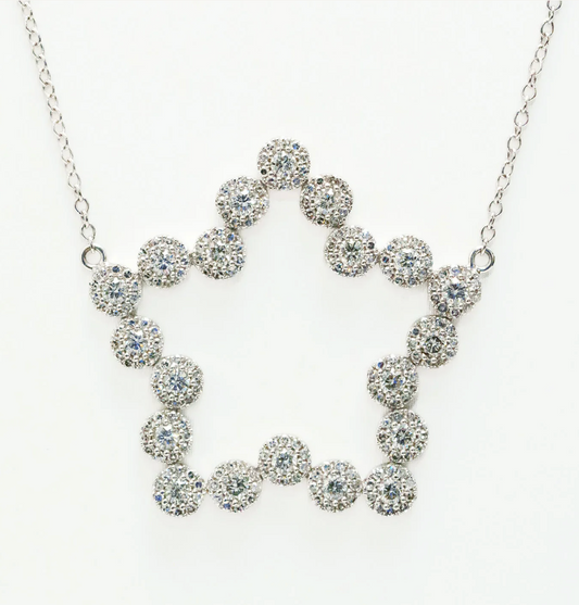 Large Star Diamond Pendant