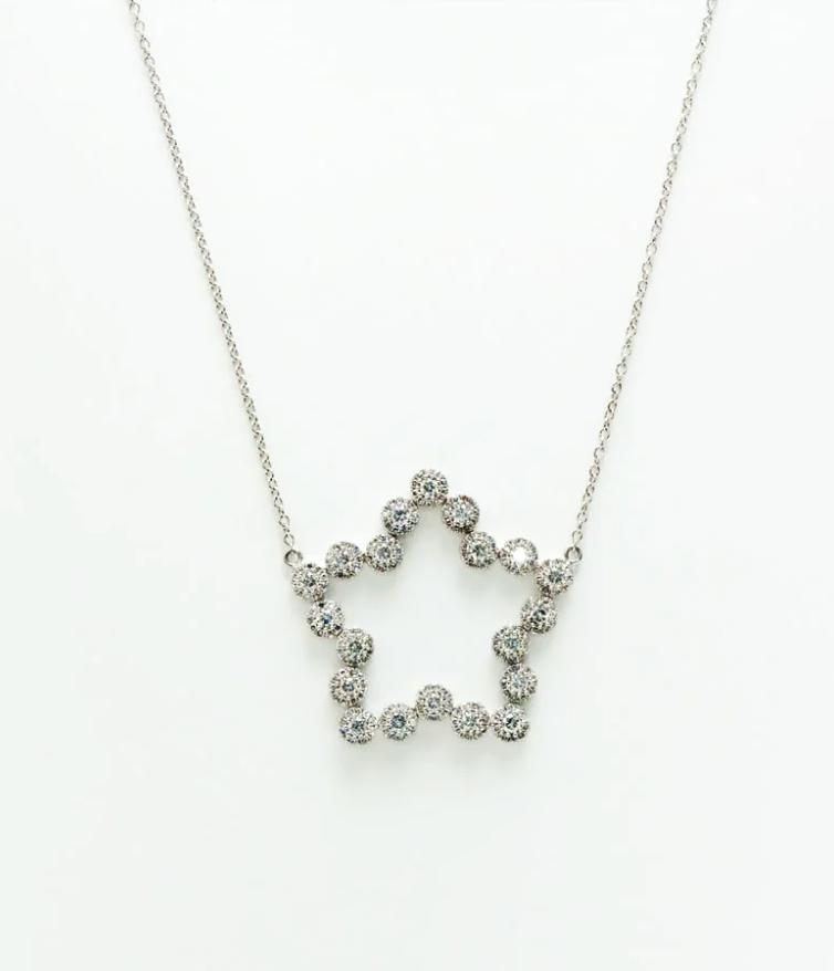 Large Star Diamond Pendant