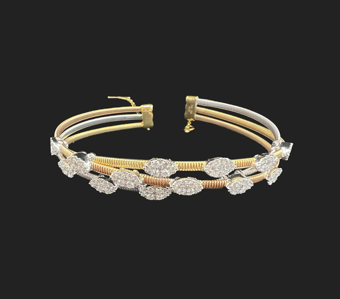 Flex Cuff Diamond Bracelet