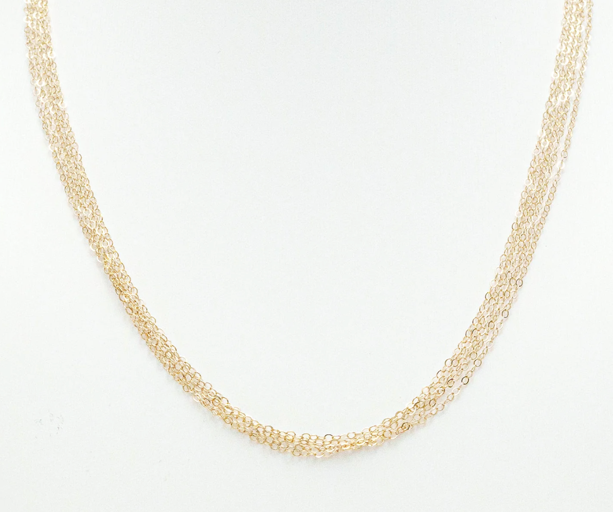 5-Strand Gold Cable Chain